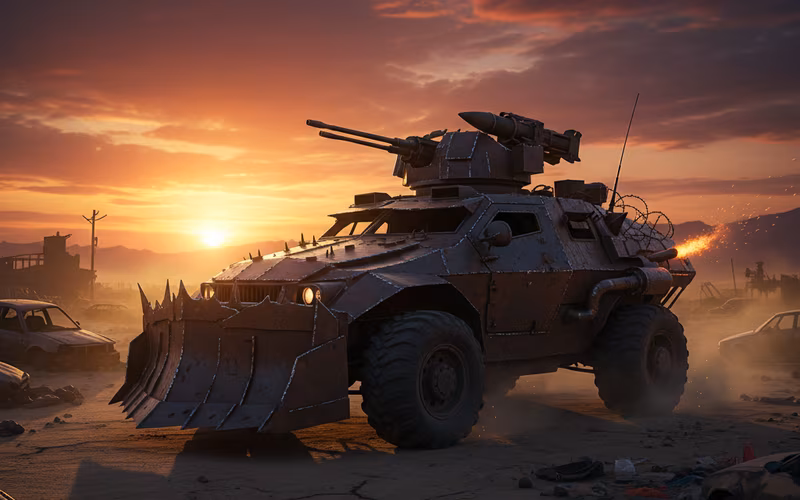 Crossout — post-apocalyptic vehicle combat